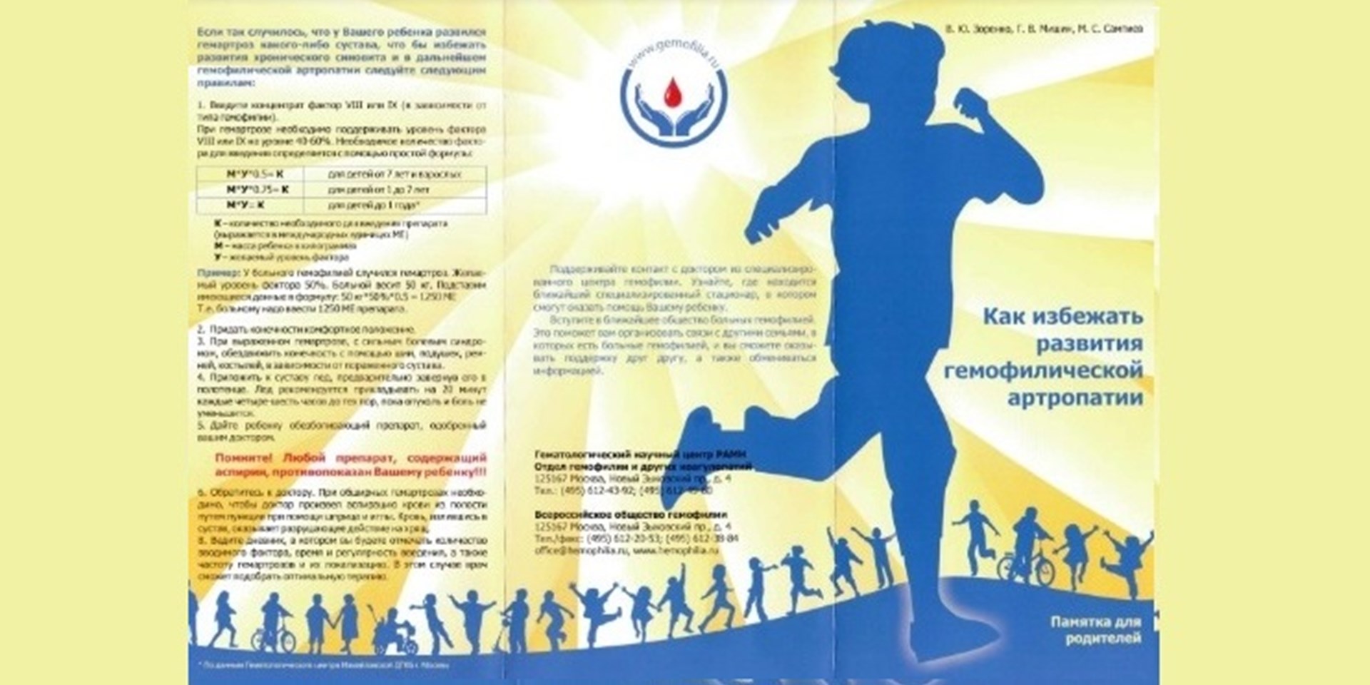 16.01.2013 Как избежать гемофилической артропатии